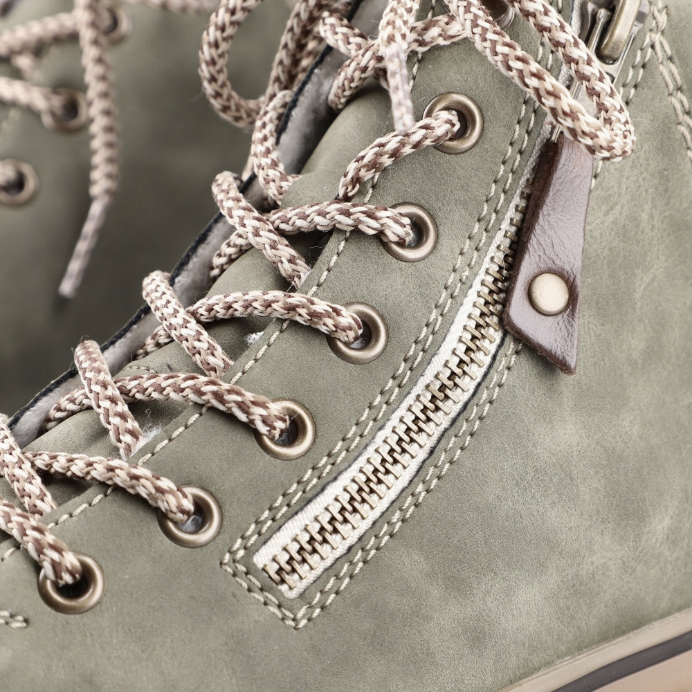 detail Dámská obuv RIEKER RIE-10302310-W2 zelená