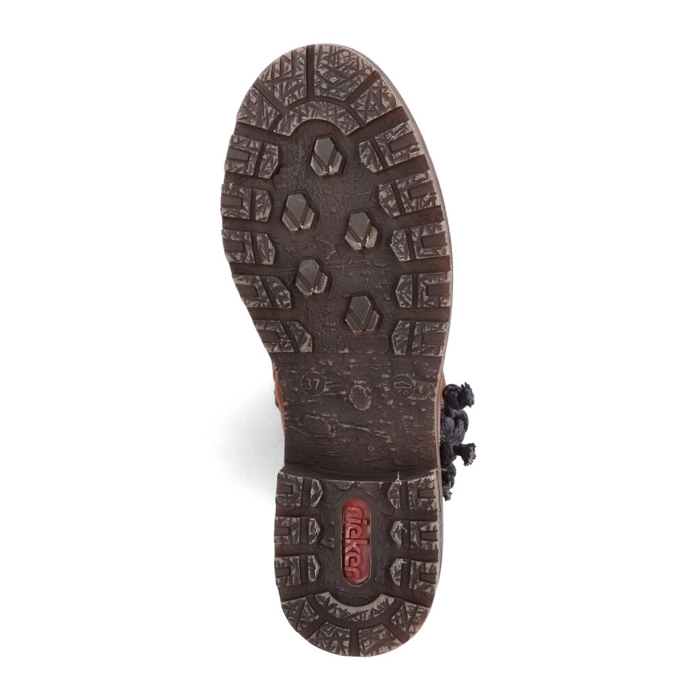 detail Dámské kozačky RIEKER Z4758-24 hnědá W4