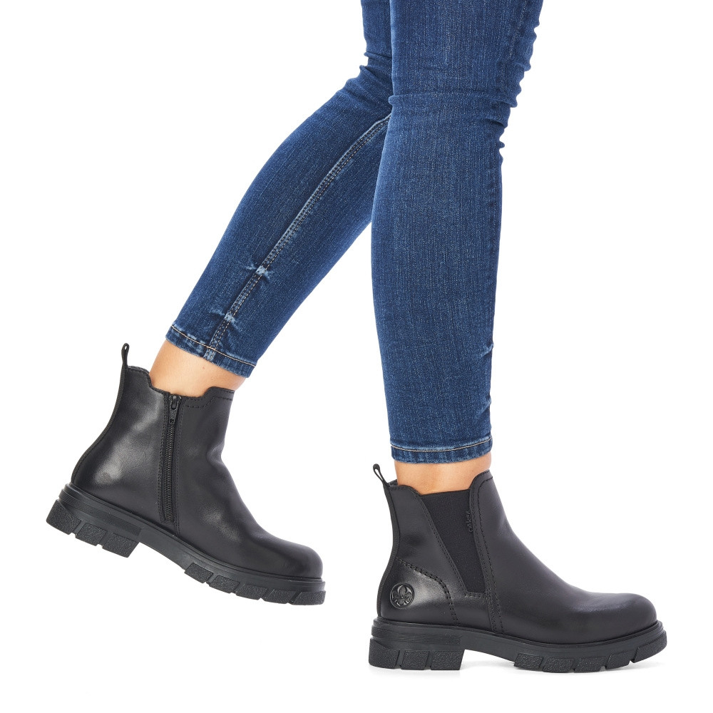 detail Dámská obuv RIEKER RIE-10302346-W2 černá