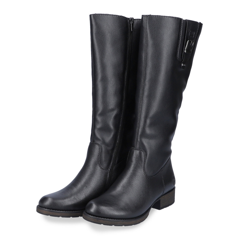 detail Dámské kozačky RIEKER RIE-10302356-W2 černá