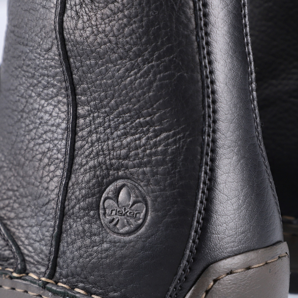 detail Pánska členková obuv RIEKER 05360-00 čierna W4