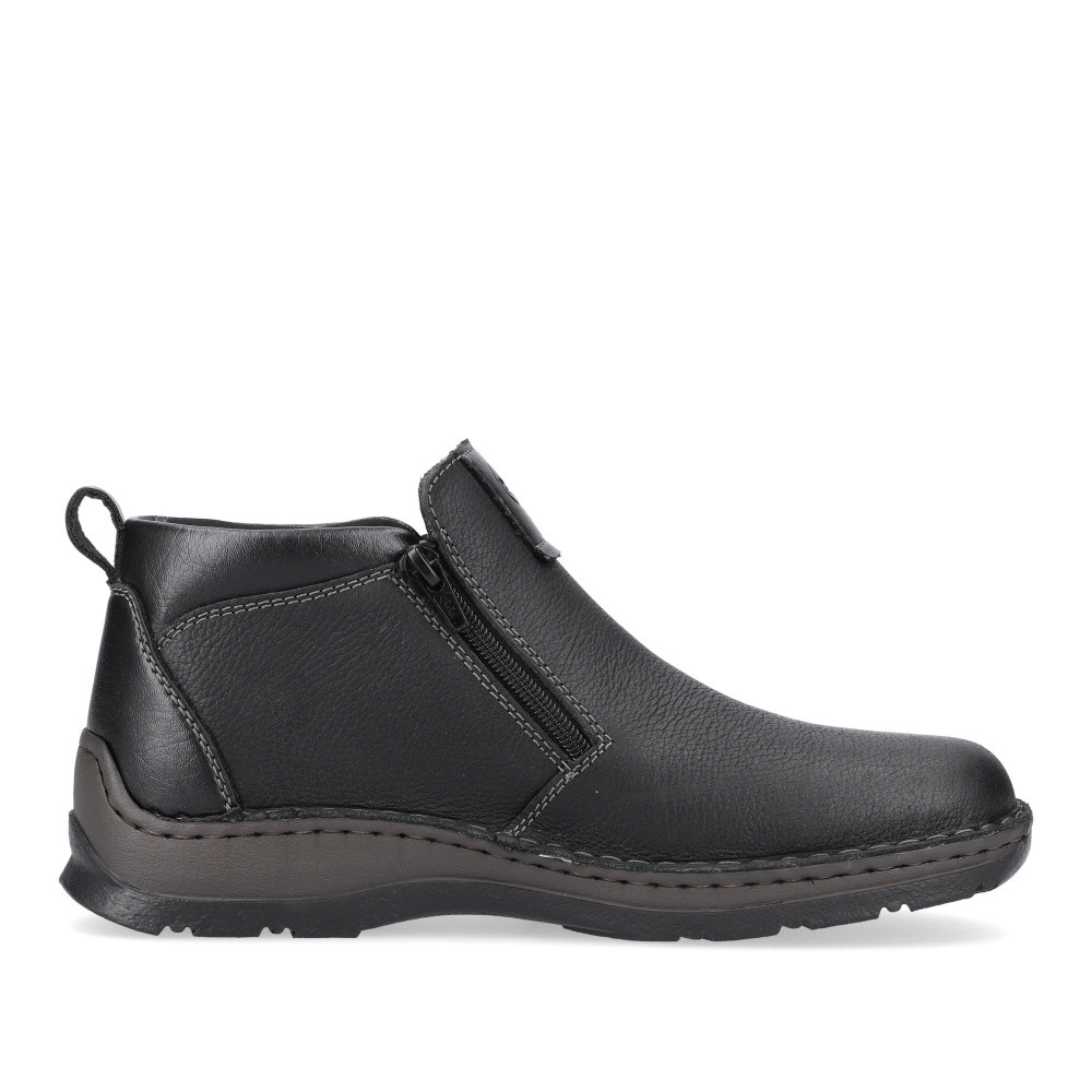 detail Pánska členková obuv RIEKER 05375-00 čierna W2