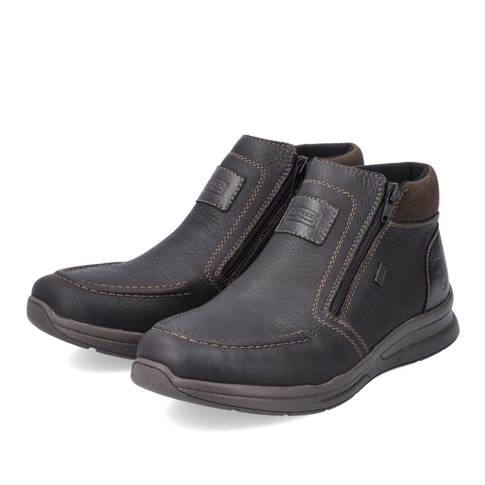 detail Pánska členková obuv RIEKER 14820-25 hnedá W2