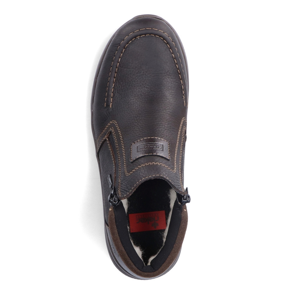 detail Pánska členková obuv RIEKER 14820-25 hnedá W2