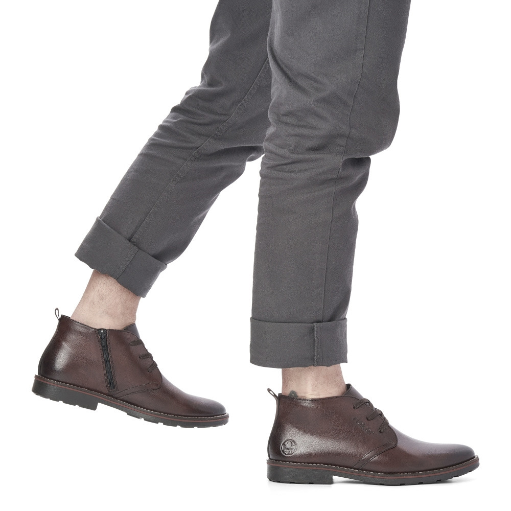 detail Pánská obuv RIEKER RIE-10302369-W2 hnědá