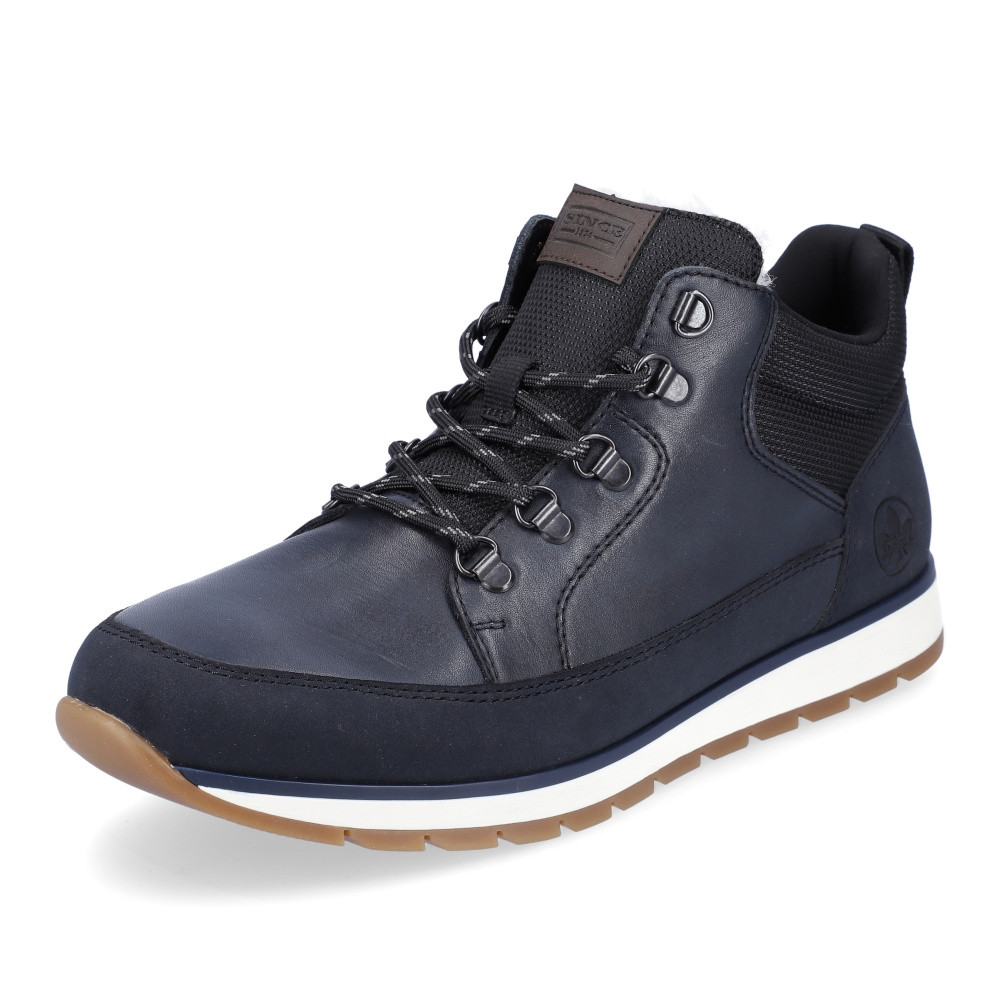 detail Pánská kotníková obuv RIEKER 18303-14 modrá W2