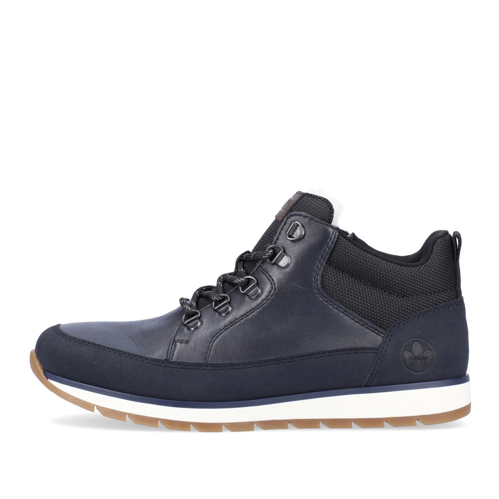 detail Pánská kotníková obuv RIEKER 18303-14 modrá W2