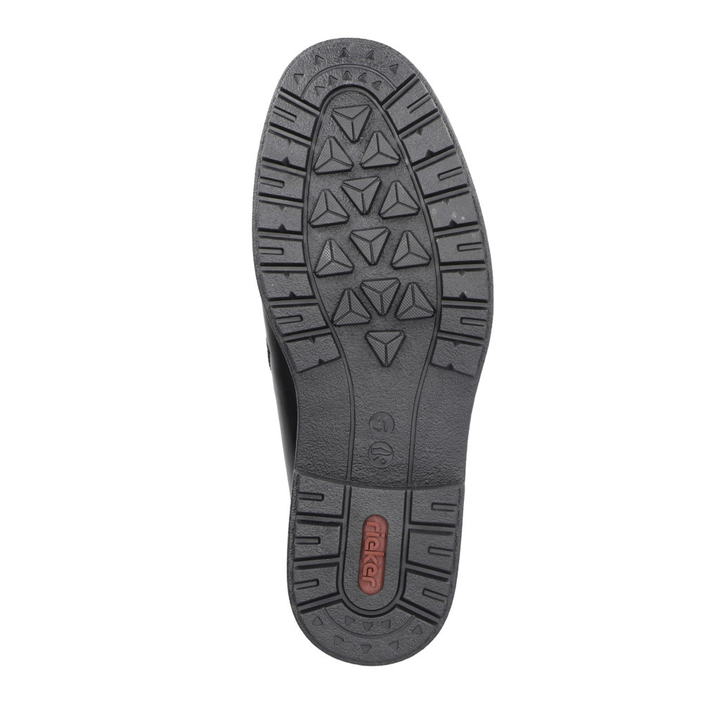 detail Pánska členková obuv RIEKER 33160-00 čierna W5