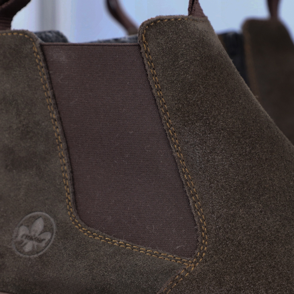 detail Pánská kotníková obuv RIEKER 33180-25 hnědá W2