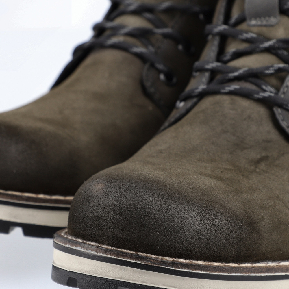 detail Pánská kotníková obuv RIEKER 38425-54 zelená W3