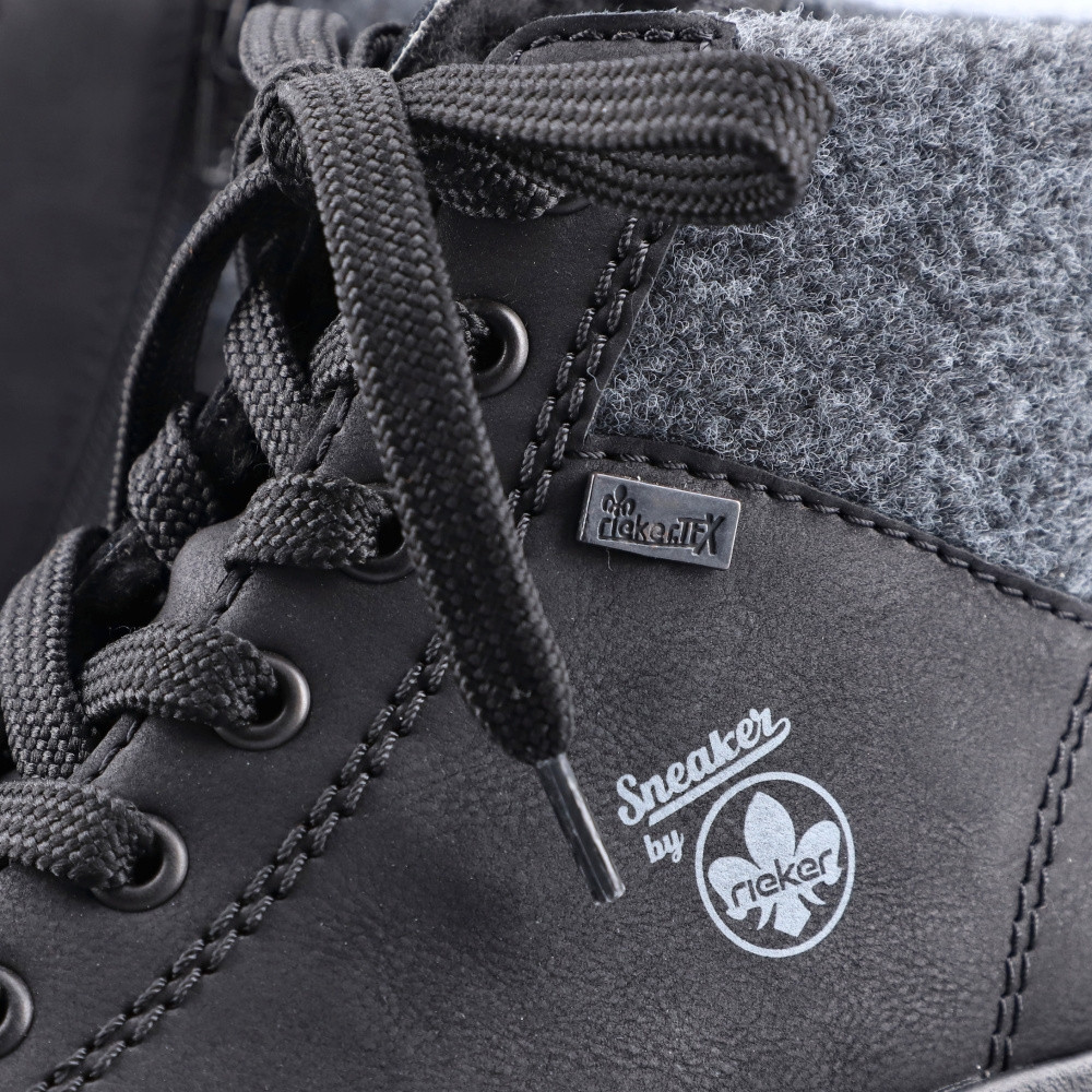 detail Dámská kotníková obuv RIEKER 48043-00 černá W4