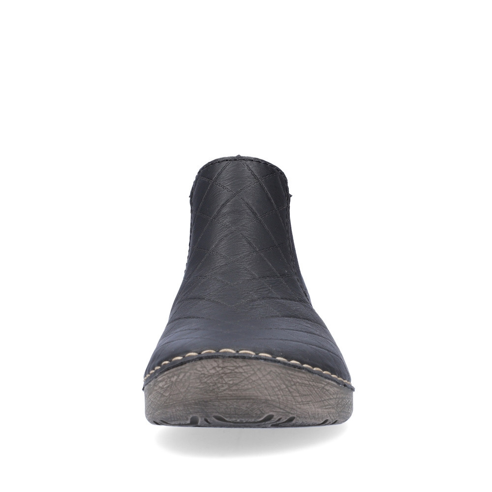 detail Dámská kotníková obuv RIEKER 52559-00 černá W2