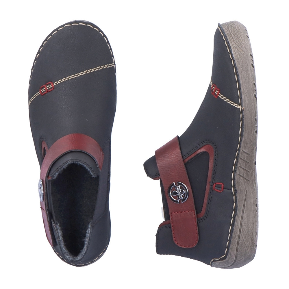 detail Dámská obuv RIEKER RIE-10302401-W2 černá