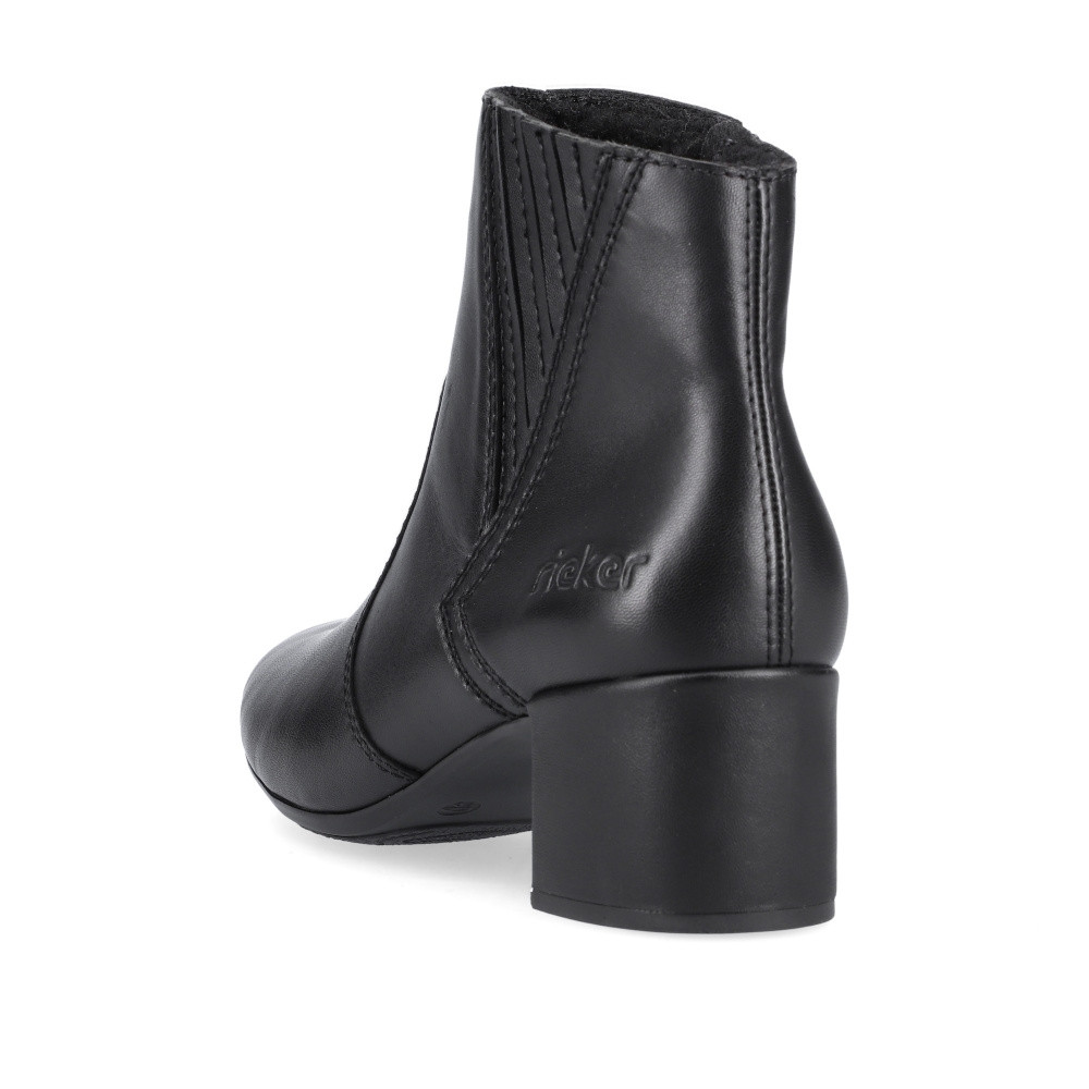 detail Dámská kotníková obuv RIEKER 70250-00 černá W2