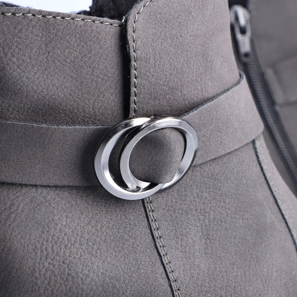 detail Dámská obuv RIEKER RIE-10302411-W2 šedá