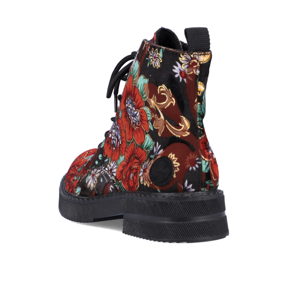 detail Dámská kotníková obuv RIEKER 72010-90 černá W4