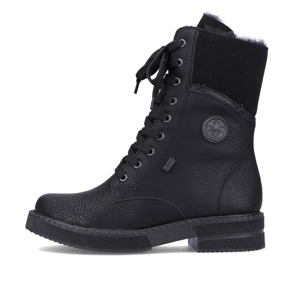 detail Dámská kotníková obuv RIEKER 72048-01 černá W4
