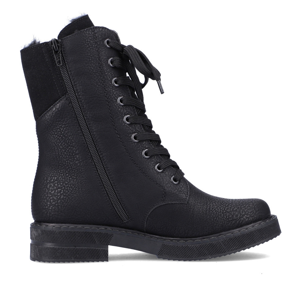 detail Dámská kotníková obuv RIEKER 72048-01 černá W4