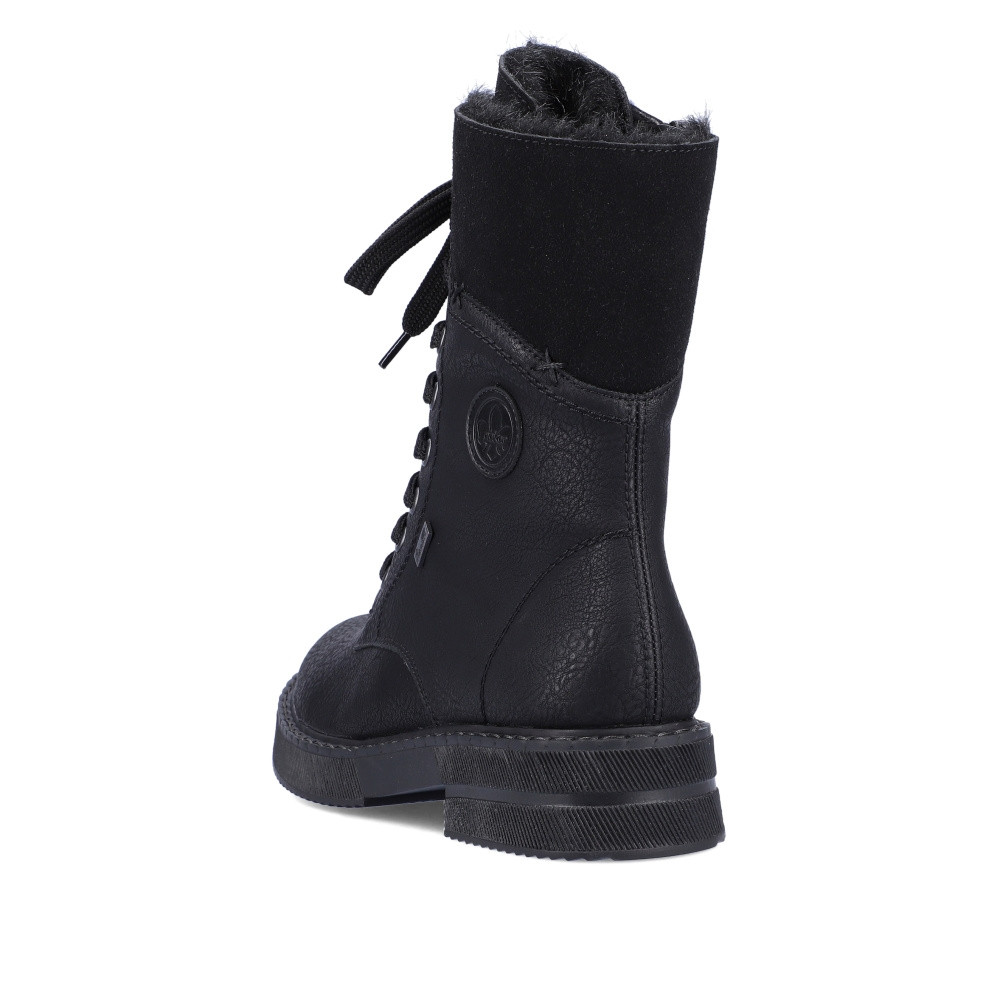 detail Dámská kotníková obuv RIEKER 72048-01 černá W4