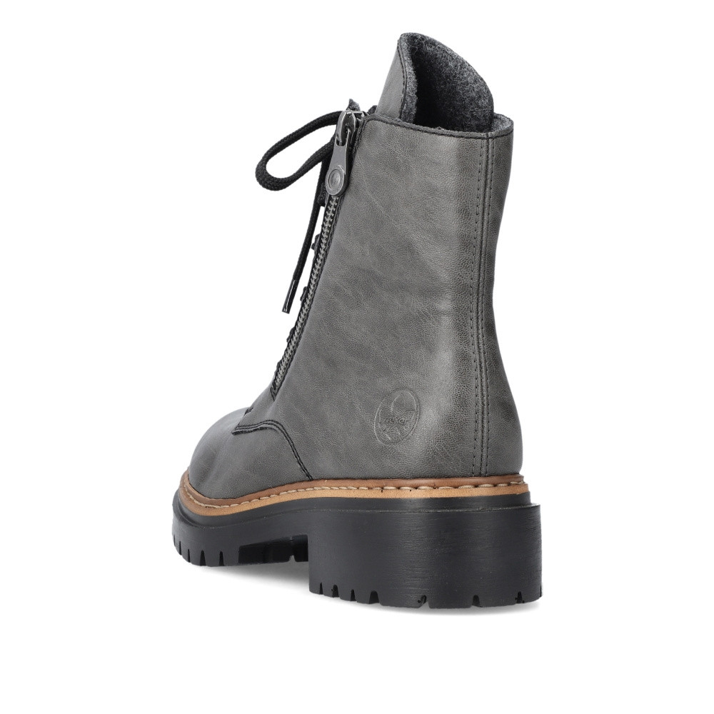 detail Dámská kotníková obuv RIEKER 72611-45 šedá W4