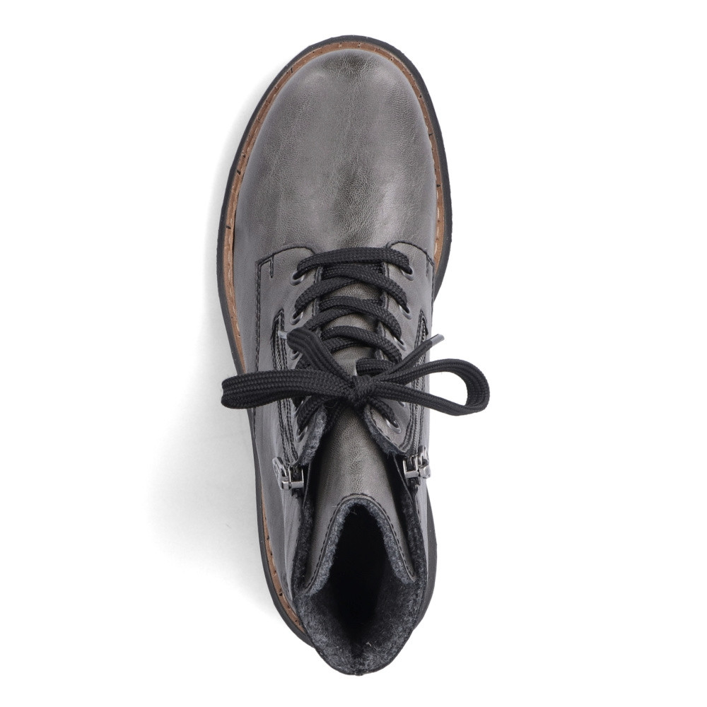 detail Dámská kotníková obuv RIEKER 72611-45 šedá W4