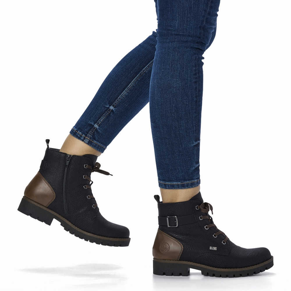 detail Dámská obuv RIEKER RIE-10302446-W2 černá