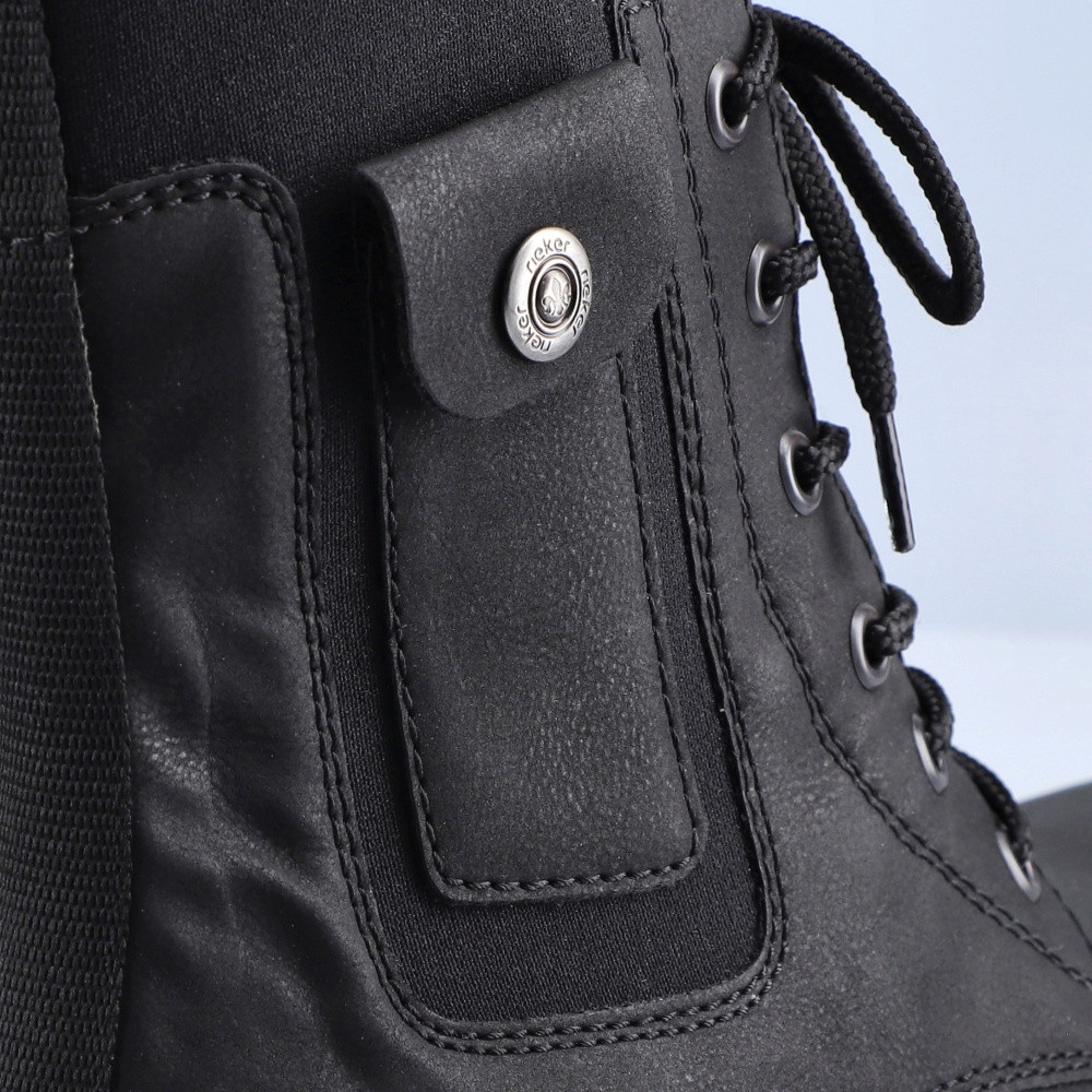 detail Dámská kotníková obuv RIEKER 78540-00 černá W2