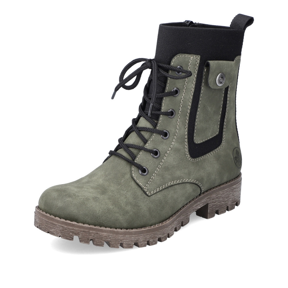 detail Dámská obuv RIEKER RIE-10302449-W2 zelená