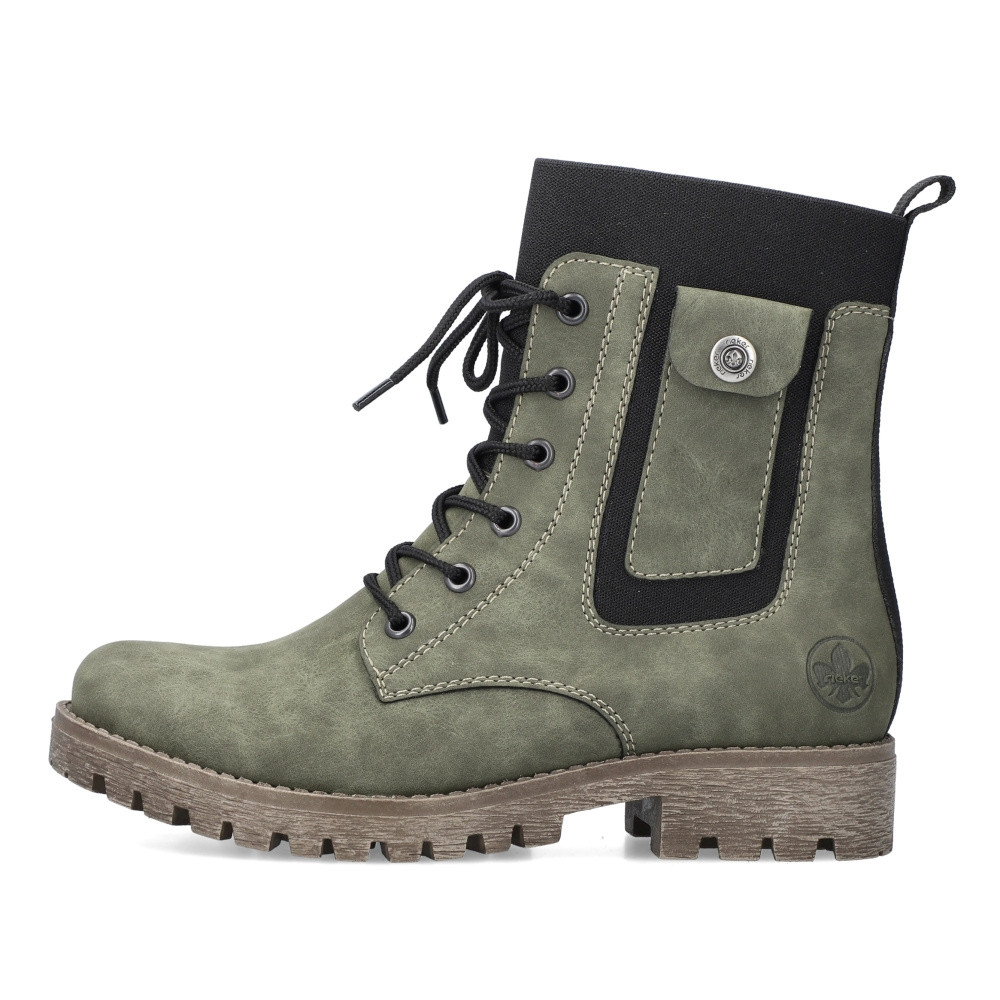 detail Dámská obuv RIEKER RIE-10302449-W2 zelená