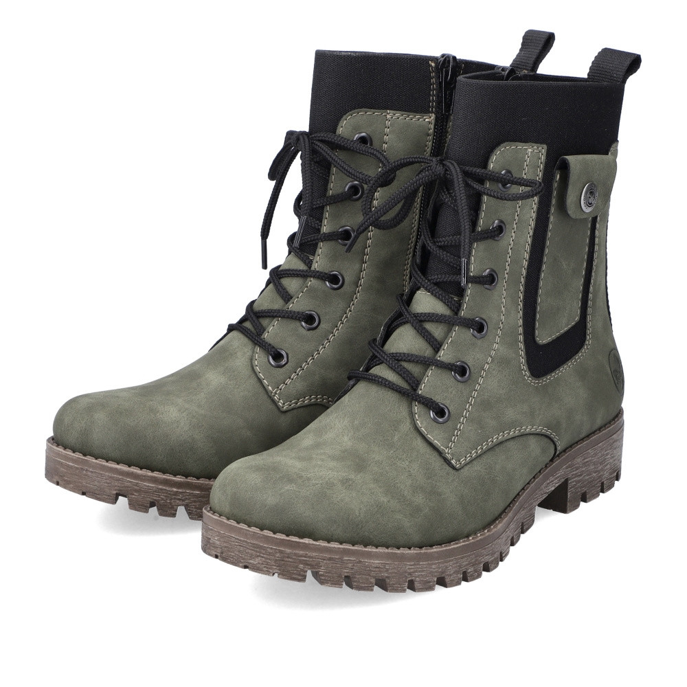 detail Dámská obuv RIEKER RIE-10302449-W2 zelená