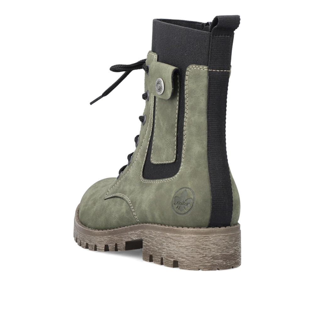 detail Dámská obuv RIEKER RIE-10302449-W2 zelená