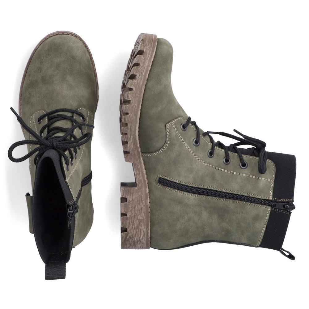 detail Dámská obuv RIEKER RIE-10302449-W2 zelená