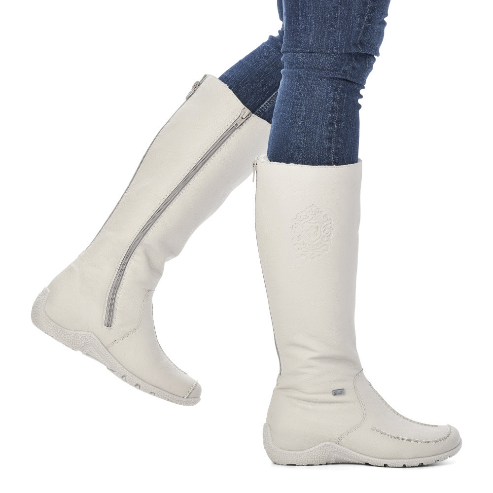 detail Dámské kozačky RIEKER RIE-10302457-W2 béžová