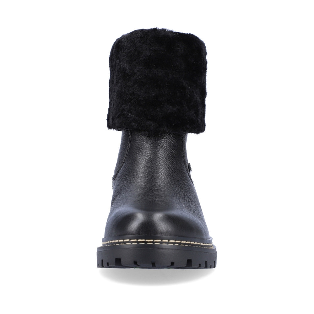 detail Dámská kotníková obuv REMONTE D0B71-01 černá W3