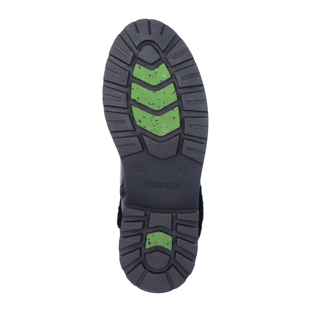 detail Dámská kotníková obuv REMONTE D0B71-01 černá W3