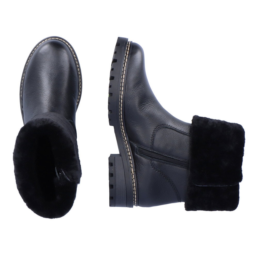 detail Dámská kotníková obuv REMONTE D0B71-01 černá W3