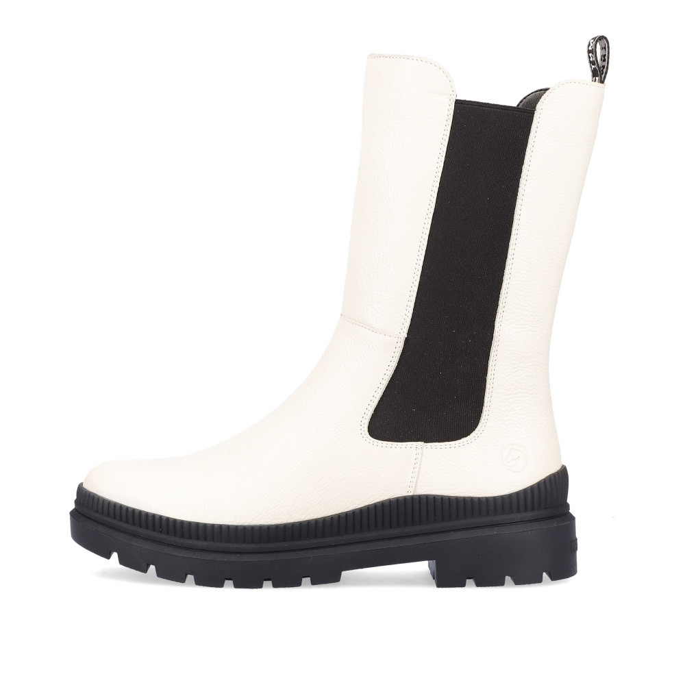 detail Dámska členková obuv REMONTE D0C75-80 biela W3