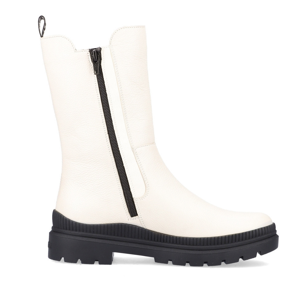 detail Dámska členková obuv REMONTE D0C75-80 biela W3