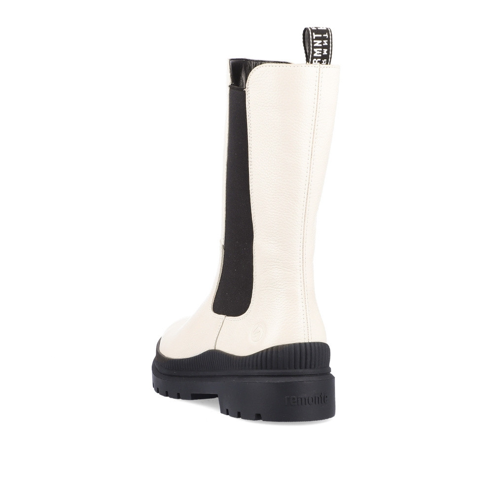 detail Dámska členková obuv REMONTE D0C75-80 biela W3