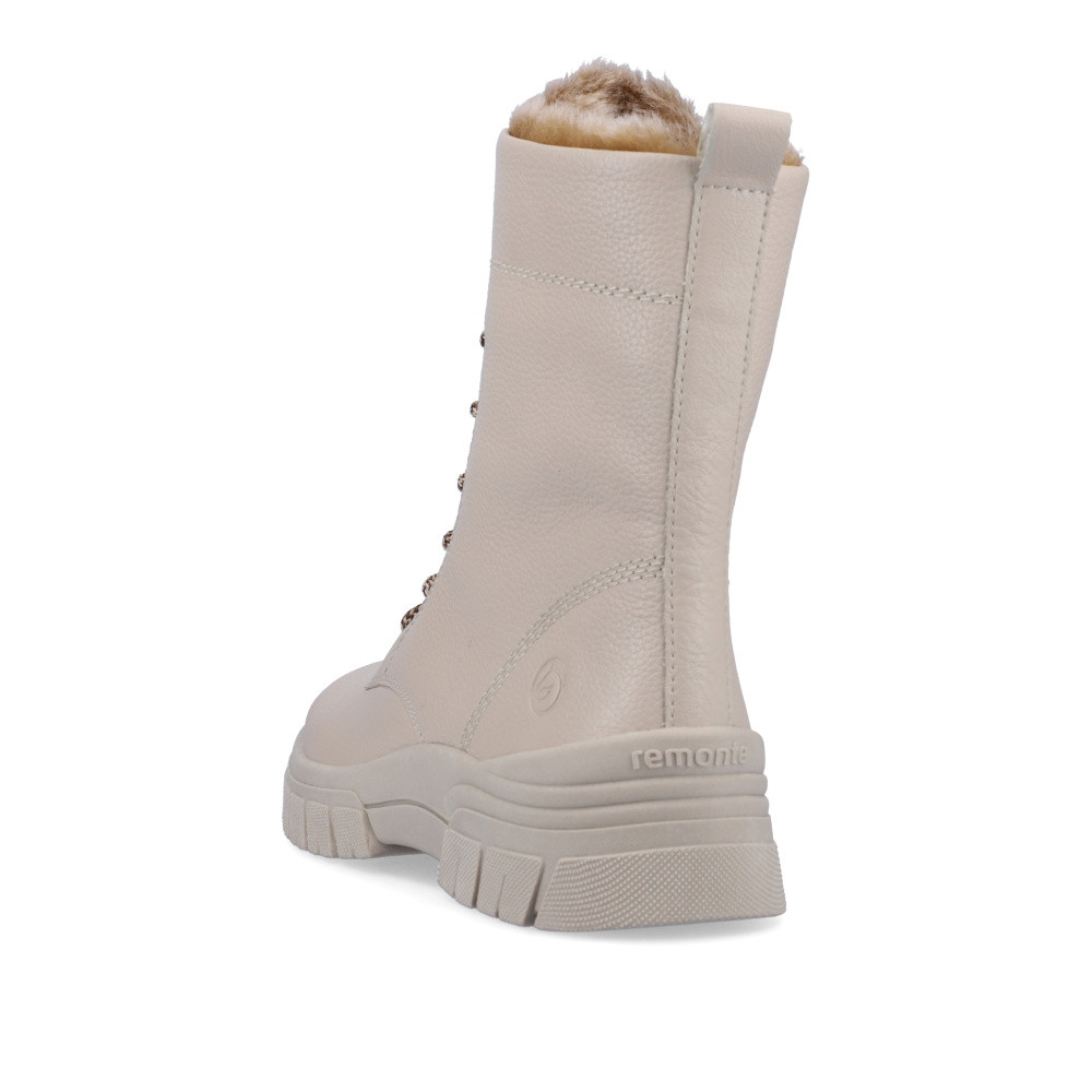 detail Dámská kotníková obuv REMONTE D0E72-60 béžová W4
