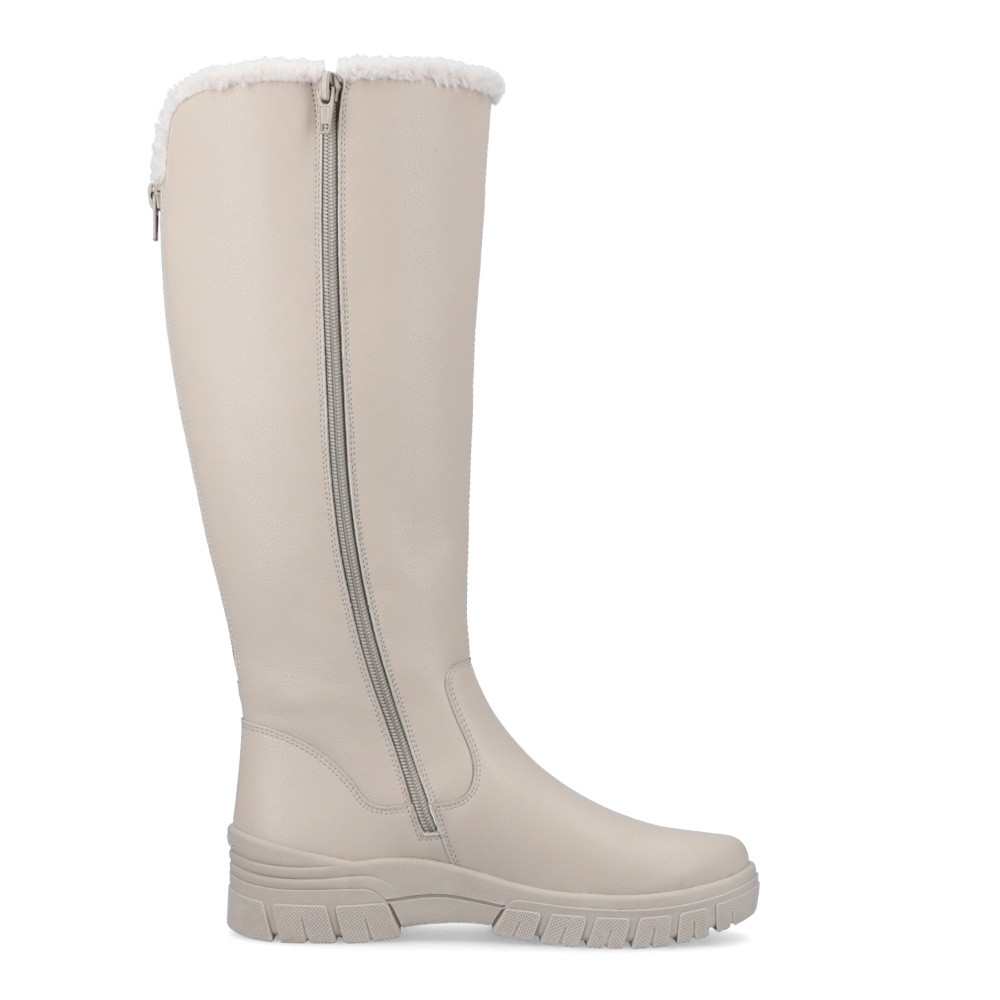 detail Dámské kozačky REMONTE D0E73-60 béžová W3