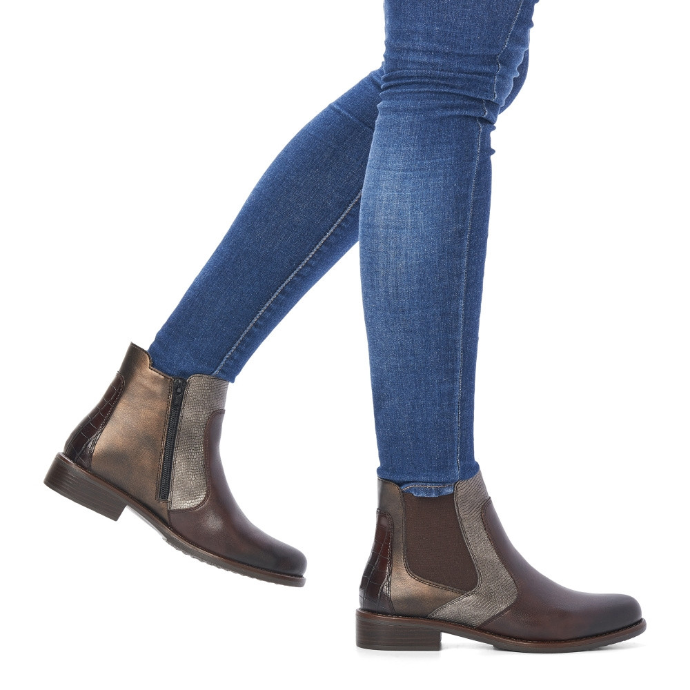 detail Dámská obuv REMONTE RIE-10302496-W2 hnědá