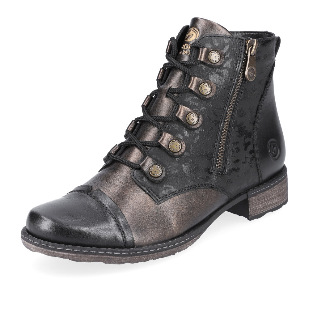 detail Dámska členková obuv REMONTE D4391-02 čierna W4