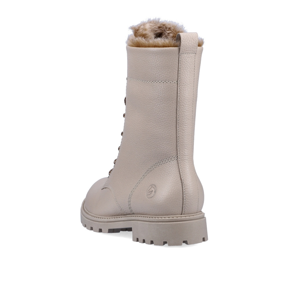 detail Dámská kotníková obuv REMONTE D8476-60 béžová W2