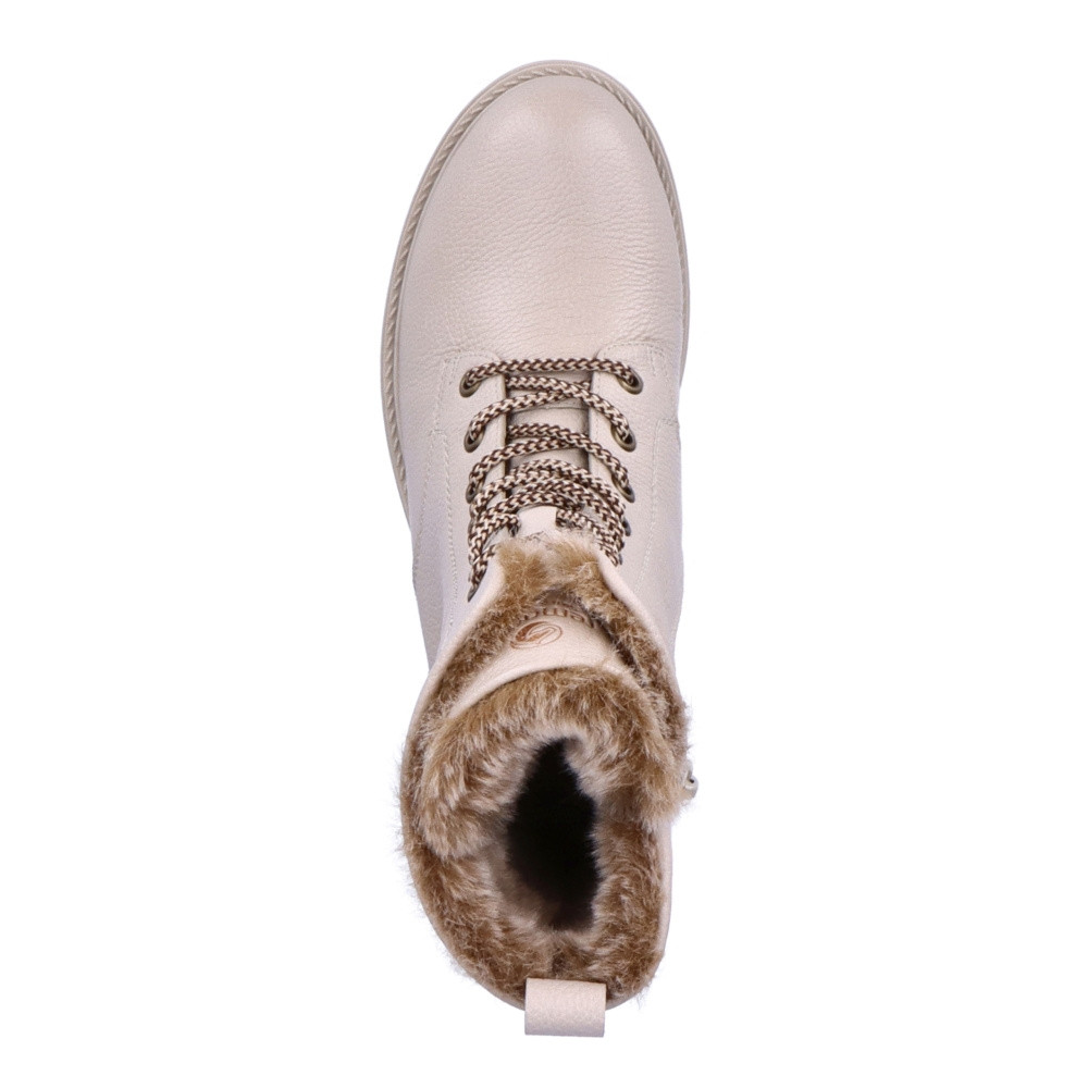 detail Dámská kotníková obuv REMONTE D8476-60 béžová W2