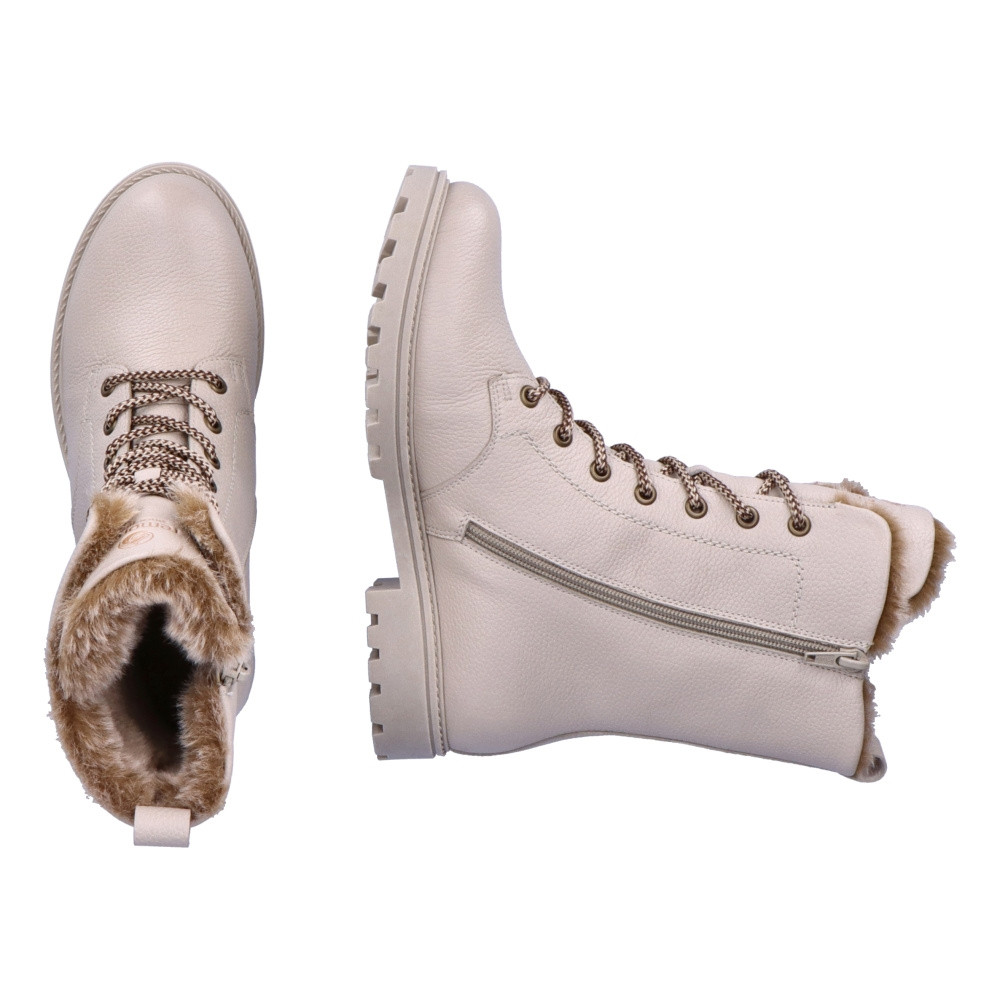 detail Dámská kotníková obuv REMONTE D8476-60 béžová W2