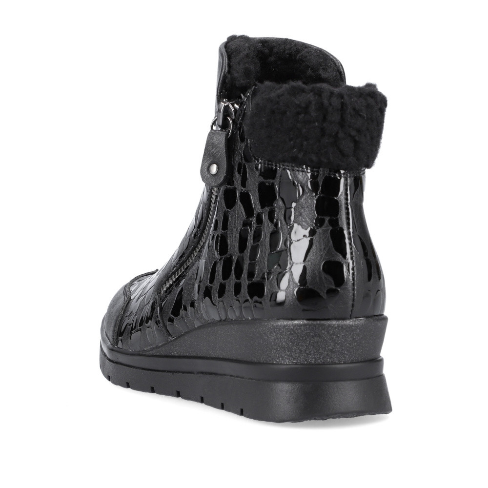 detail Dámská kotníková obuv REMONTE R0775-03 černá W3