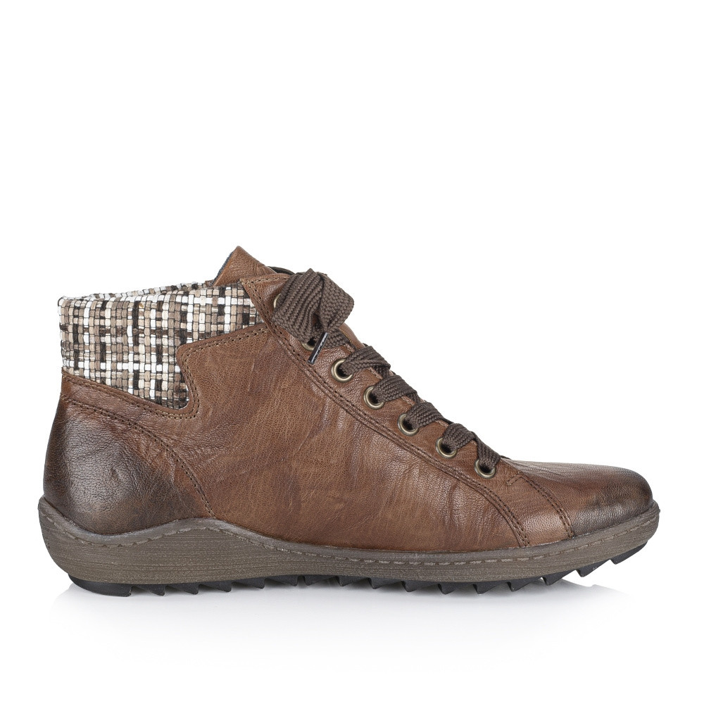 detail Dámská kotníková obuv REMONTE R1485-22 hnědá W2