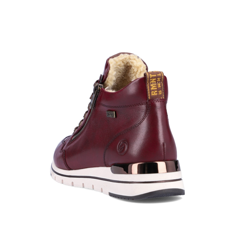 detail Dámská kotníková obuv REMONTE R6770-35 červená W3