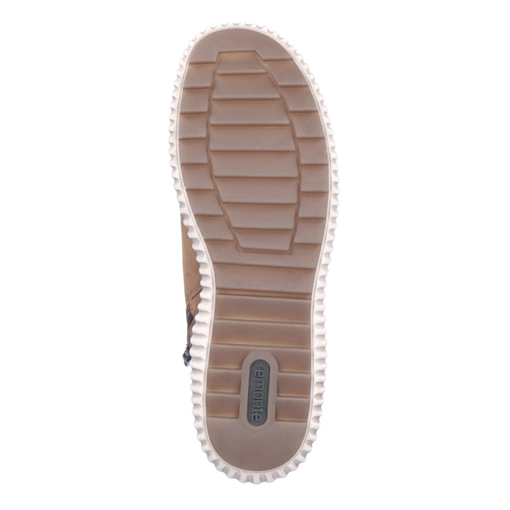 detail Dámská kotníková obuv REMONTE R8270-22 hnědá W2